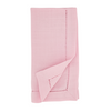 Pink Hemstitched Border Dinner Napkin, S/4