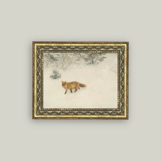 Fox in Winter 8x10