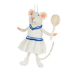 Tennis Mouse Ornament