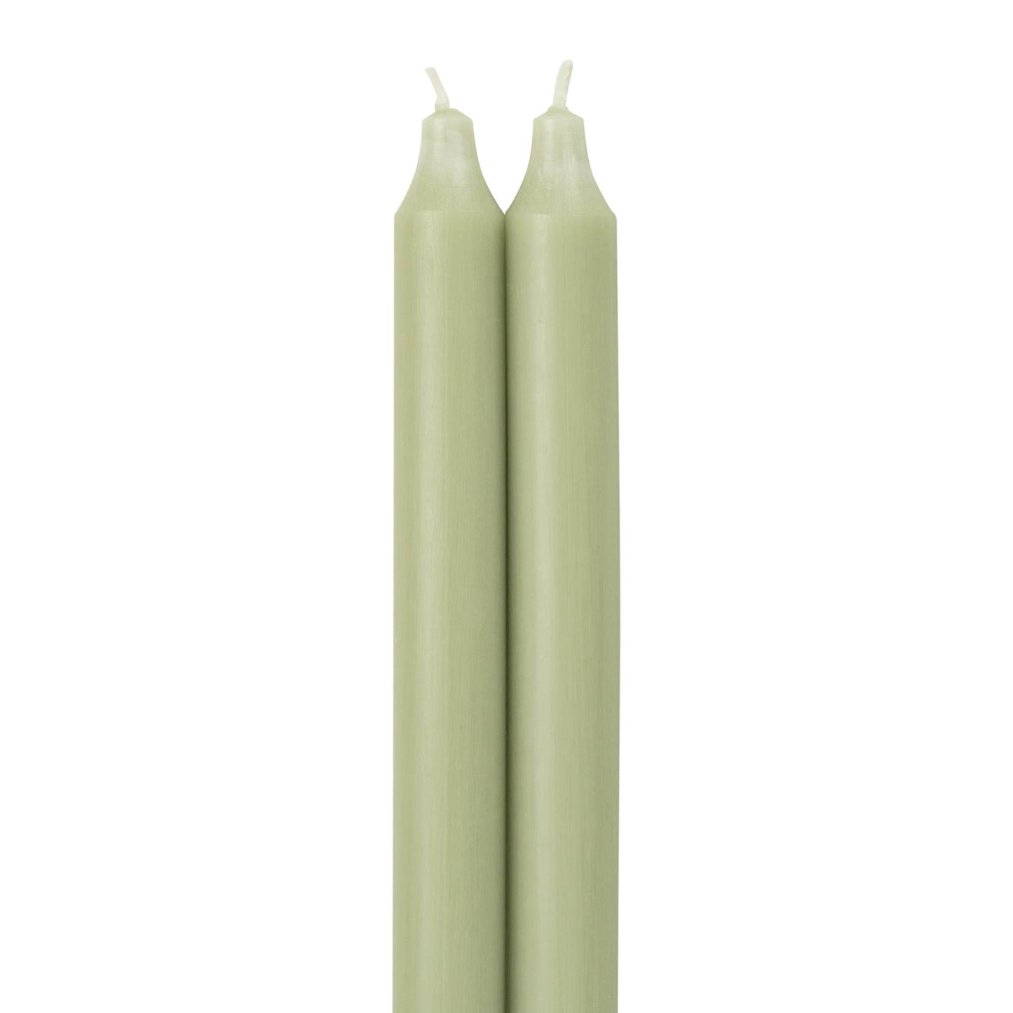 12" Taper Candles - 2pk: Sage Green