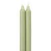 12" Taper Candles - 2pk: Sage Green
