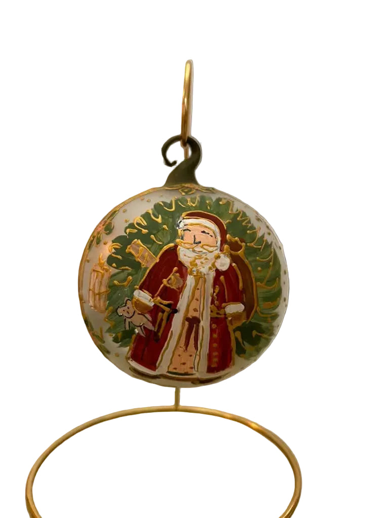 4" Santa Ornament