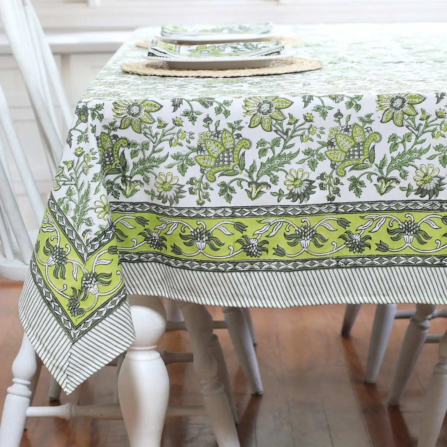 Gayatri Tablecloth Olive: 60x92