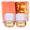 Flower Vintage Stemless Glass S/2