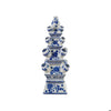 Hand-Painted Stoneware Tulipiere Vase