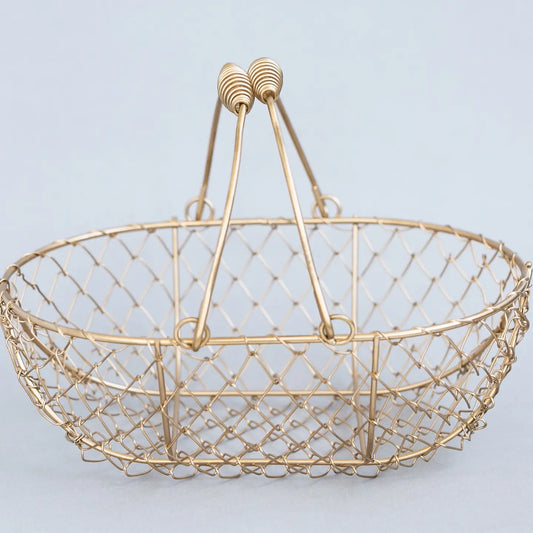 Gold Wire Basket