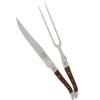 Laguiole-Pakkawood Carving Knife/Fork Set