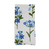 Floral Napkin: 20", Blue Set of 4