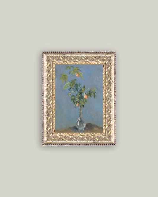 Flowers in a Glass Vase 5x7