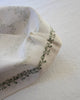 Begonia Stripe Fern Green Cotton Tea Towel