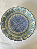 Polish Pottery Fluted Pie Dish
