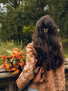 PRE-ORDER Hand-painted Mini Monarch Claw Hair Clip: Mint