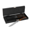 Tortoise Shell 4-Piece Laguiole Steak Knife Set
