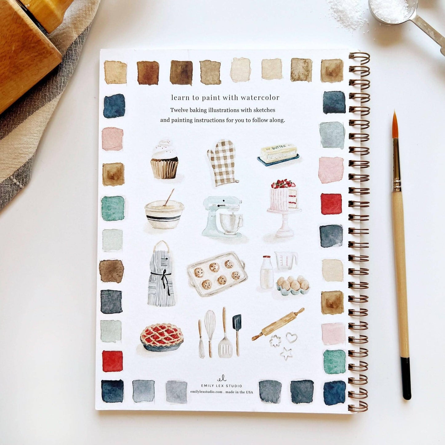 Baking - Watercolor Workbook