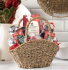 Oval Seagrass Mini Shopper Basket with Handles