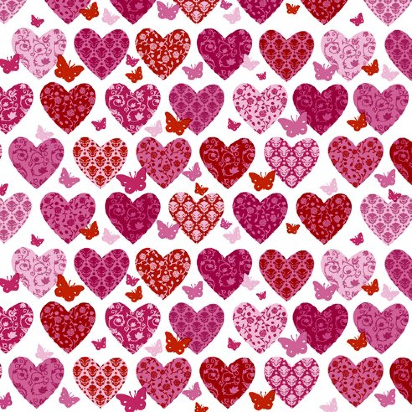 Paper Cocktail Napkins Mixed Hearts - 20 ct