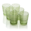 Victoria Green Acrylic Glass, S/6