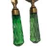 Brass and Glass Magnifier and Letter Opener Set
