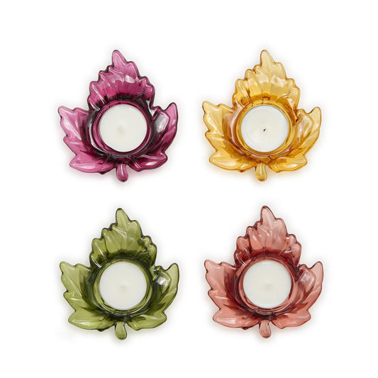 Leaf Candleholder S/2