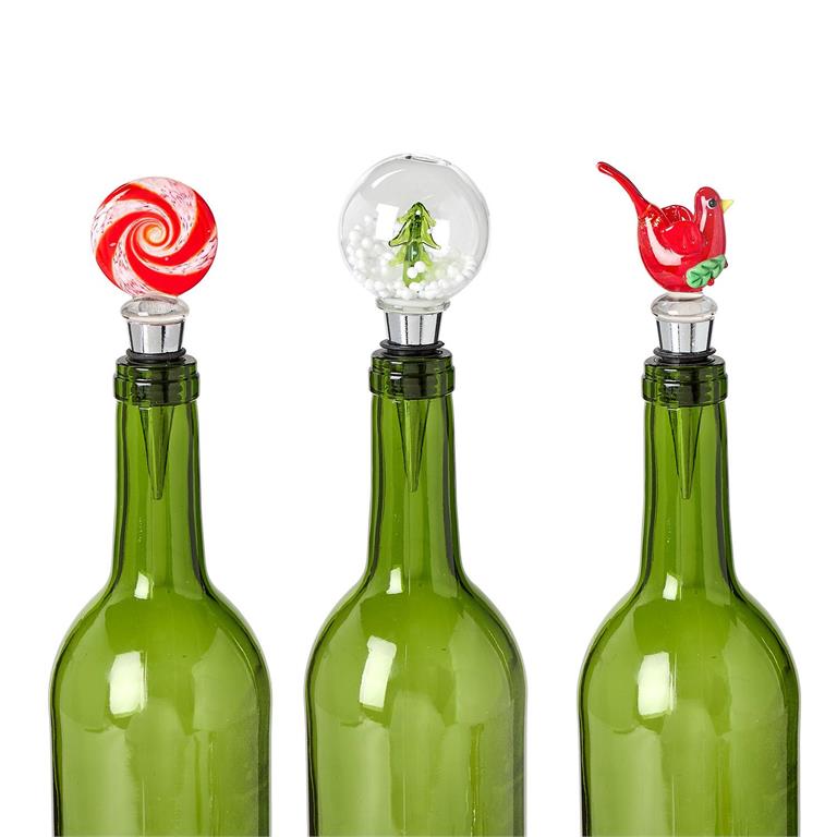Christmas Spirits Wine Bottle Stopper