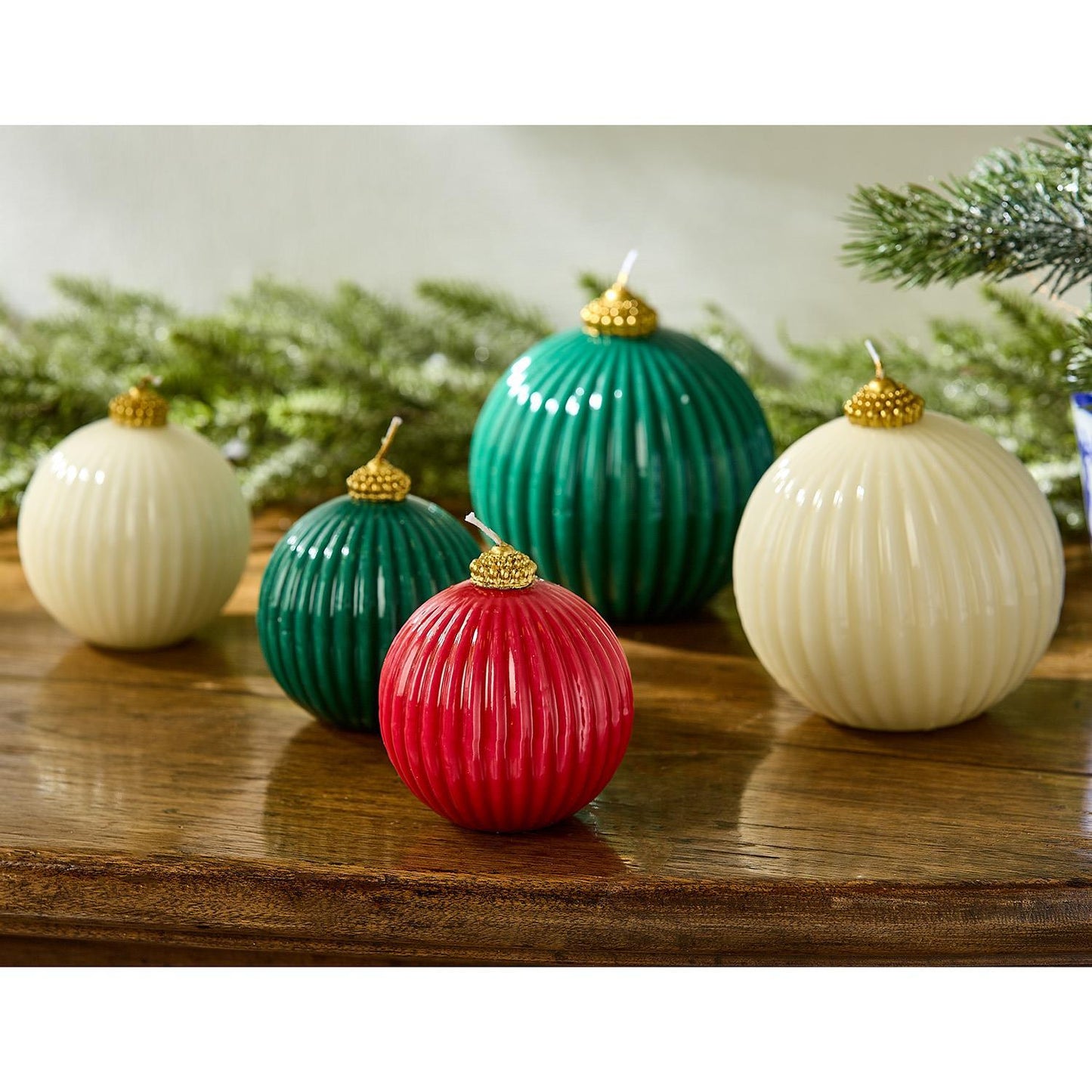 Ornament Ball Candle