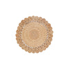 Handwoven Jute Flower Placemat-Set of 4