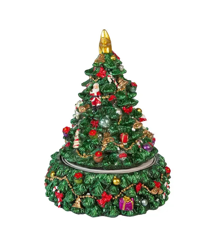 Christmas Tree Revolving Music Box