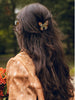 PRE-ORDER Hand-painted Mini Monarch Claw Hair Clip: Mint