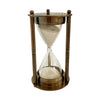 Small Antiqued Vintage Brass Sand Timer