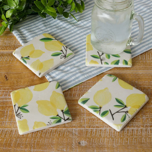 Lemon Coaster, Set of 4