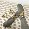 Gold Deer Napkin Rings, Set of 4