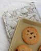Camellia Neutral Floral Cotton Pot Holder Set