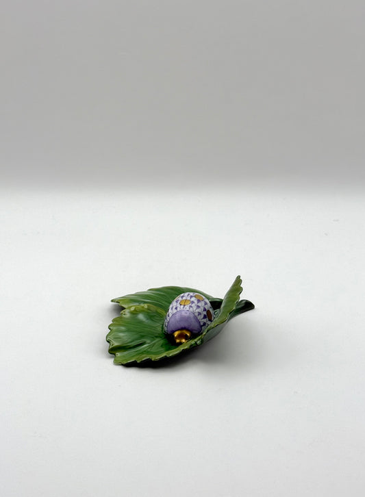 Ladybug on Leaf Lavender