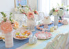 Gingham Column Vase: Pink
