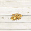 Golden Oak Leaf Napkin Ring, Set of 4