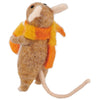 Candy Corn Mouse Critter Ornament