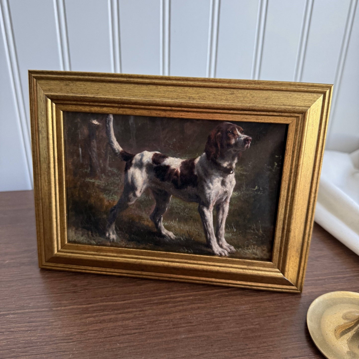 Vintage Style Brown Dog Art Print