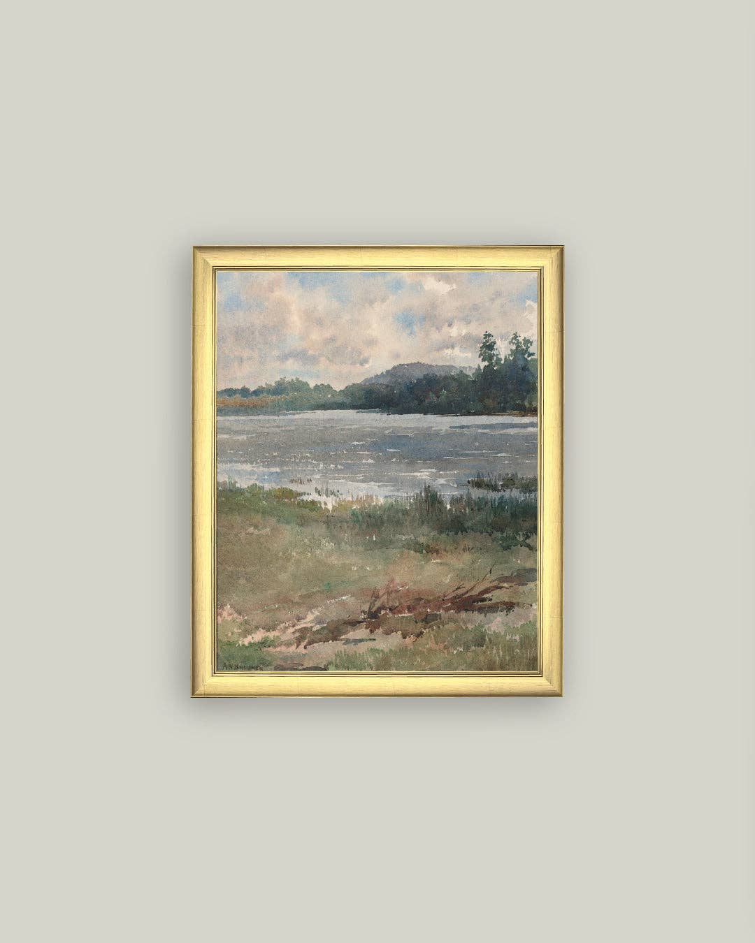 Lakeside Landscape: 6x8