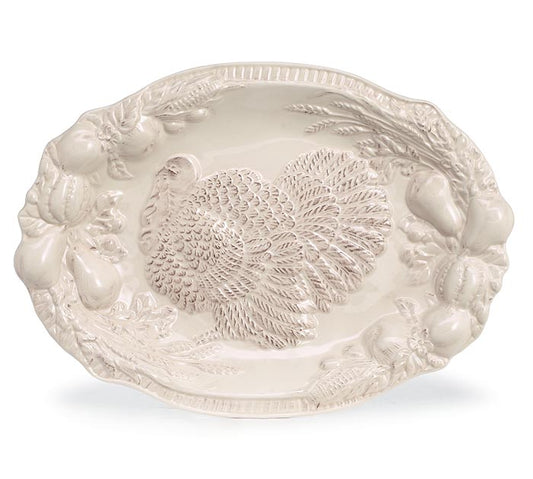 Embossed Turkey Platter