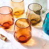 Italian Stemless Wine Glasses Fall Edition, Set of 6