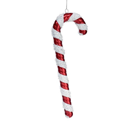 PLASTIC CANDY CANE ORNAMENT