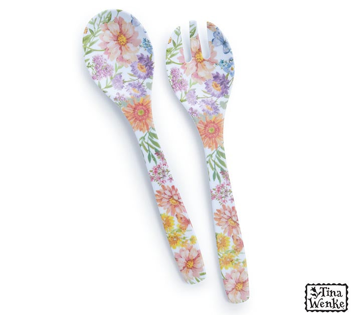 Wildflower Melamine Server Set