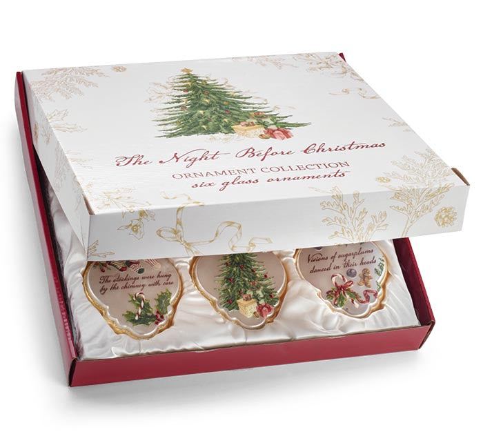 Night Before Christmas Ornament Set