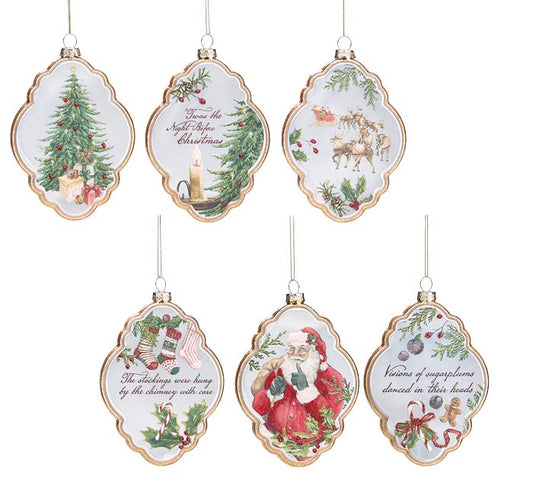 Night Before Christmas Ornament Set