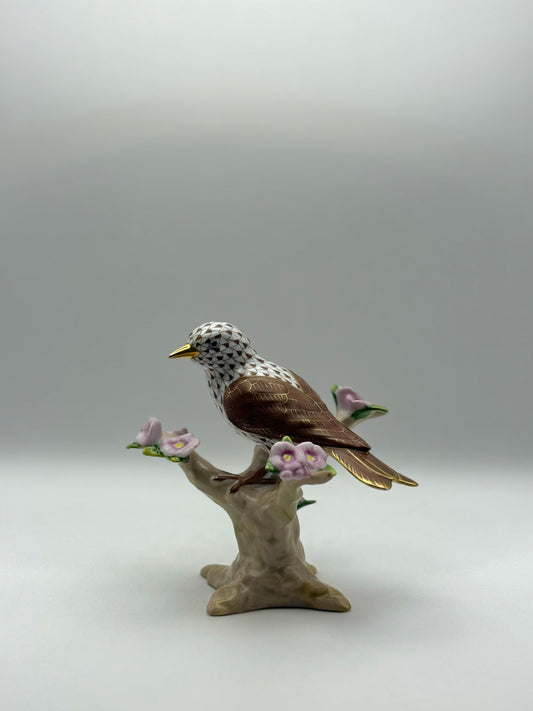 Bird on Branch with Flowers Chocolate