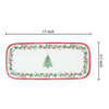 Christmas Tree Melamine Rectangle Tray -15"