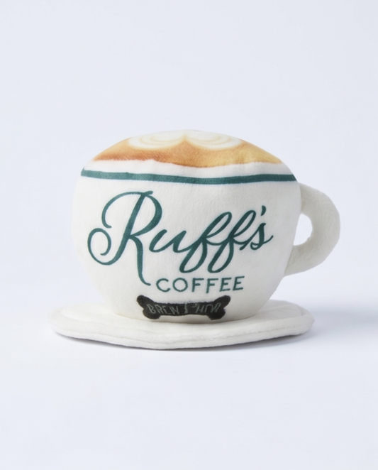 Ruff's Coffee Cup + Saucer - Dog Toy