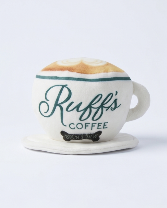 Ruff's Coffee Cup + Saucer - Dog Toy