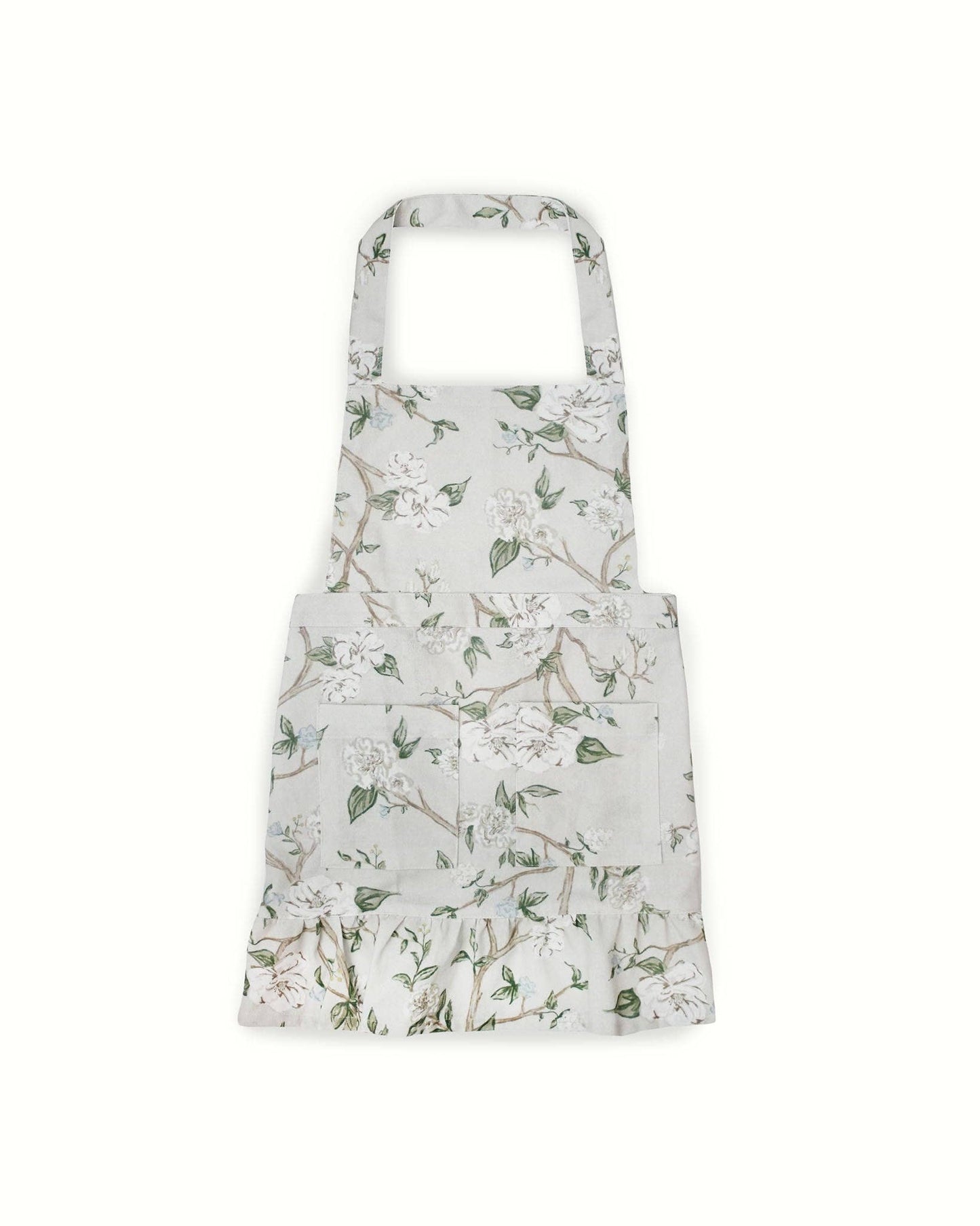 Camellia Kids Floral Apron For Baking, Gifting, Crafting : Camellia / No Monogram