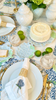 Hydrangea Dish, S/4